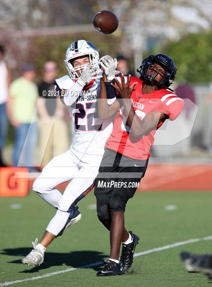 Thumbnail 3 in Justin-Siena @ Salesian College Preparatory (CIF NCS D6 Final) photogallery.