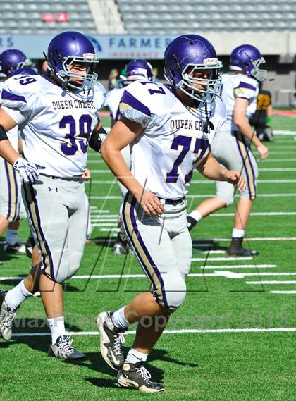 Thumbnail 2 in Queen Creek vs. Saguaro (AIA D3 Final) photogallery.