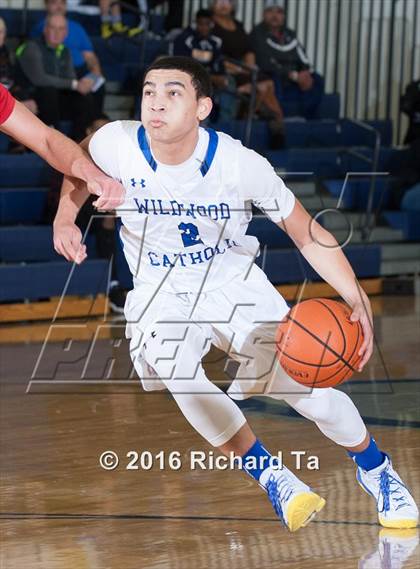 Thumbnail 2 in Delsea vs Wildwood Catholic (Shoot Down Cancer Classic) photogallery.