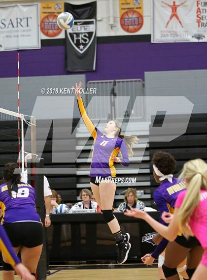 Thumbnail 1 in Troy vs Avondale (MHSAA District Quarterfinal) photogallery.