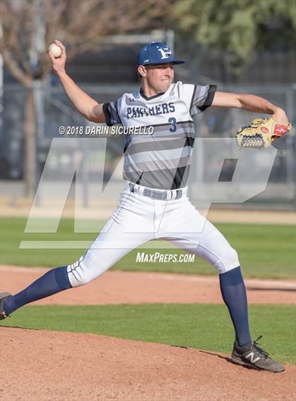 Thumbnail 2 in Redlands East Valley vs. Piedra Vista (Coach Bob Invitational)  photogallery.
