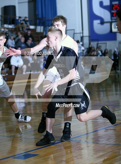Thumbnail 1 in Lincoln Southeast vs. Lincoln Northeast (HAC Tournament) photogallery.