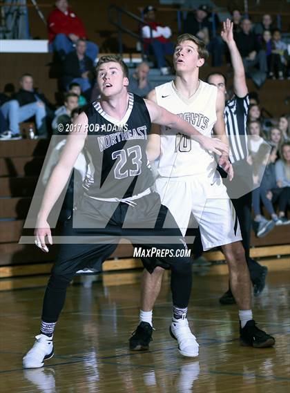 Thumbnail 1 in Lincoln Southeast vs. Lincoln Northeast (HAC Tournament) photogallery.