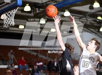 Thumbnail 1 in Lincoln Southeast vs. Lincoln Northeast (HAC Tournament) photogallery.