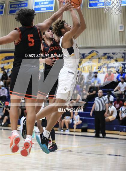 Thumbnail 2 in  Grant @ Birmingham (CIF LAS Open Division Quarterfinal) photogallery.