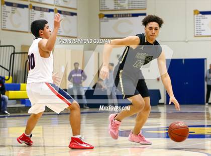 Thumbnail 3 in Buhach Colony vs East Bakersfield (Clovis Elks Basketball Tournament) photogallery.