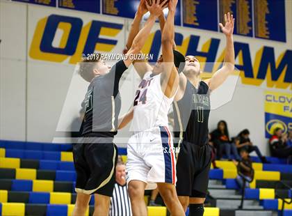 Thumbnail 1 in Buhach Colony vs East Bakersfield (Clovis Elks Basketball Tournament) photogallery.