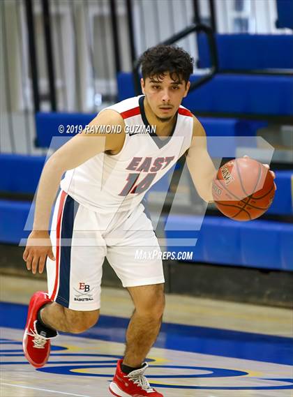 Thumbnail 1 in Buhach Colony vs East Bakersfield (Clovis Elks Basketball Tournament) photogallery.