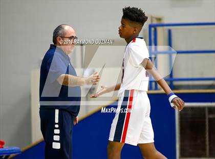 Thumbnail 3 in Buhach Colony vs East Bakersfield (Clovis Elks Basketball Tournament) photogallery.