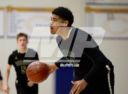 Thumbnail 2 in Buhach Colony vs East Bakersfield (Clovis Elks Basketball Tournament) photogallery.