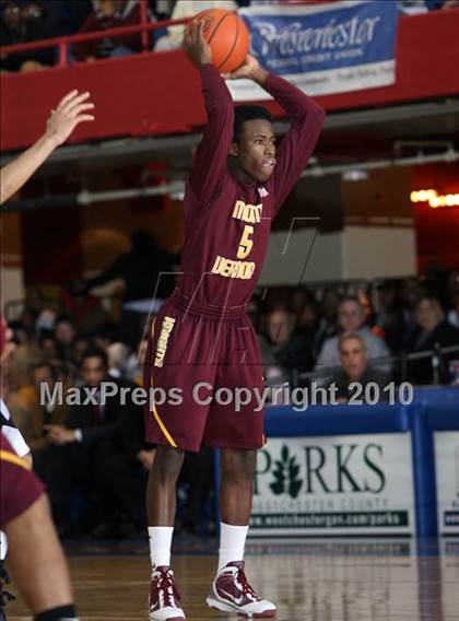 Thumbnail 2 in Poughkeepsie vs. Mt. Vernon (Section 1 Class AA Final) photogallery.
