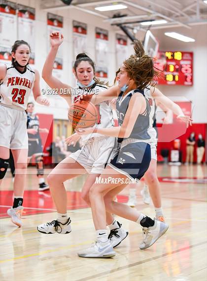Thumbnail 3 in Our Lady of Mercy vs Penfield (NYSPHSAA Section 5 Class AA Quarterfinal Playoff) photogallery.