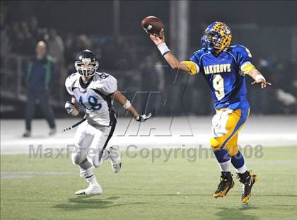 Thumbnail 2 in Oak Grove vs. Valley Christian (CIF CCS Open Division Playoffs) photogallery.