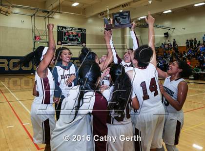 Thumbnail 3 in Woodside Priory vs. Eastside College Prep (CIF CCS D5 Final) photogallery.