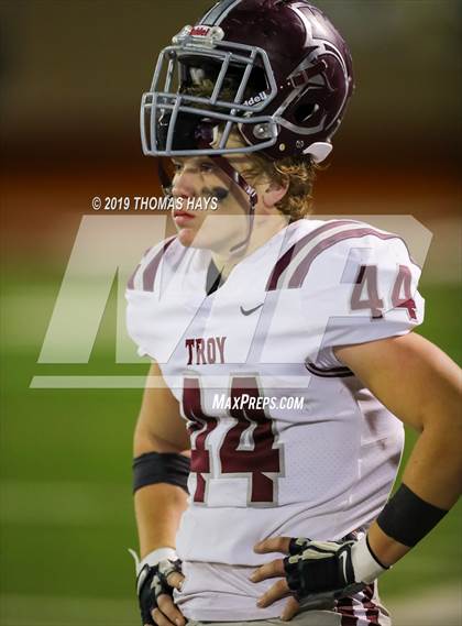 Thumbnail 3 in Troy vs. Crockett (UIL 3A Division 1 Region 3 Area Playoff) photogallery.