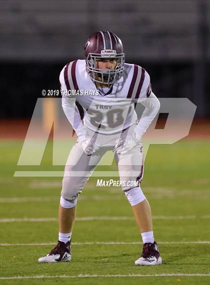 Thumbnail 2 in Troy vs. Crockett (UIL 3A Division 1 Region 3 Area Playoff) photogallery.