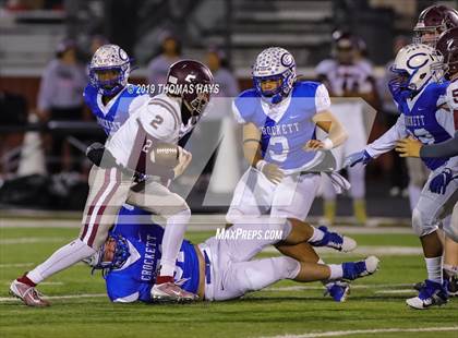 Thumbnail 1 in Troy vs. Crockett (UIL 3A Division 1 Region 3 Area Playoff) photogallery.