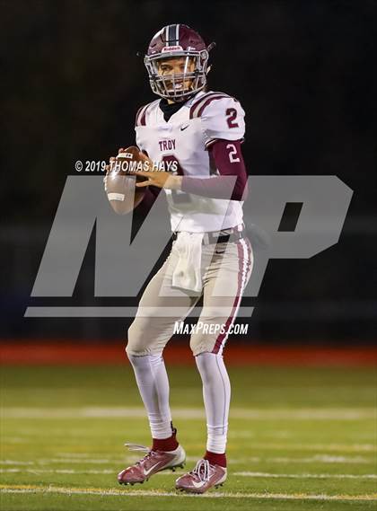 Thumbnail 2 in Troy vs. Crockett (UIL 3A Division 1 Region 3 Area Playoff) photogallery.