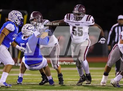 Thumbnail 3 in Troy vs. Crockett (UIL 3A Division 1 Region 3 Area Playoff) photogallery.