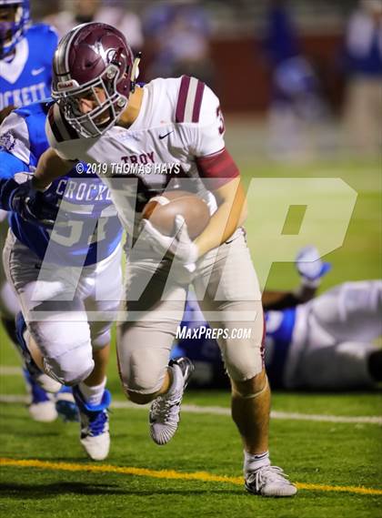 Thumbnail 3 in Troy vs. Crockett (UIL 3A Division 1 Region 3 Area Playoff) photogallery.