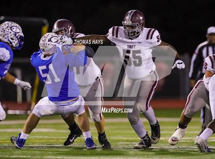 Thumbnail 2 in Troy vs. Crockett (UIL 3A Division 1 Region 3 Area Playoff) photogallery.