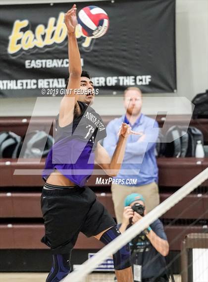 Thumbnail 1 in Monta Vista vs. Bellarmine College Prep (CIF CCS D1 Final) photogallery.