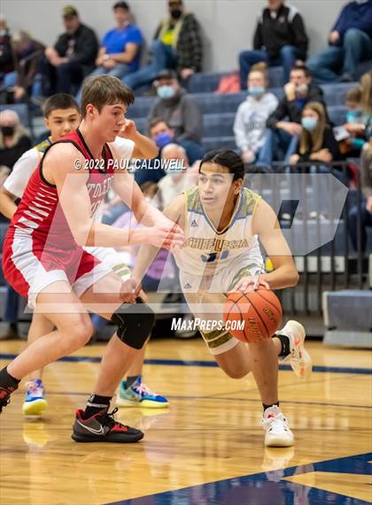 Thumbnail 2 in Chief Leschi vs Toledo (WIAA 2B District Playoff) photogallery.
