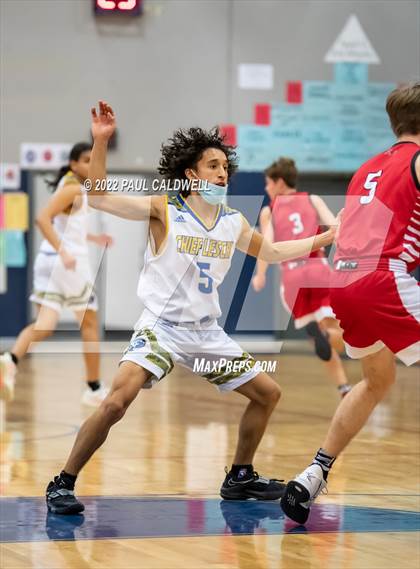 Thumbnail 2 in Chief Leschi vs Toledo (WIAA 2B District Playoff) photogallery.