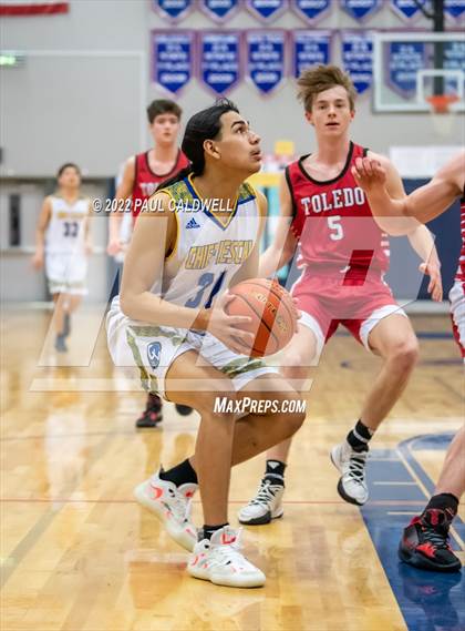 Thumbnail 1 in Chief Leschi vs Toledo (WIAA 2B District Playoff) photogallery.