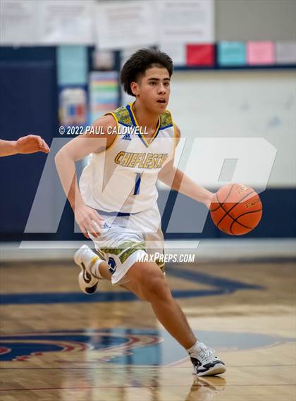 Thumbnail 3 in Chief Leschi vs Toledo (WIAA 2B District Playoff) photogallery.