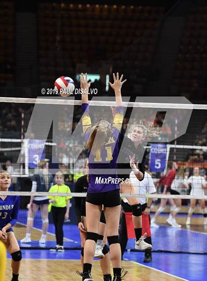 Thumbnail 3 in Denver Christian vs. Fowler (CHSAA 2A 2nd Round) photogallery.