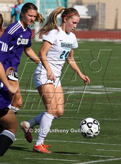 Thumbnail 1 in Carlsbad vs Santiago (CIF SS D1 Final) photogallery.