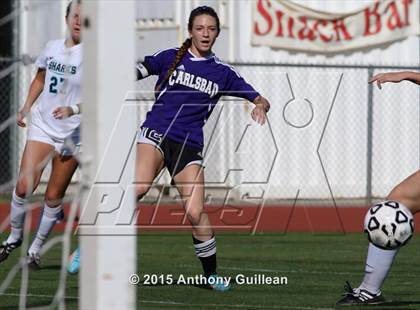 Thumbnail 2 in Carlsbad vs Santiago (CIF SS D1 Final) photogallery.