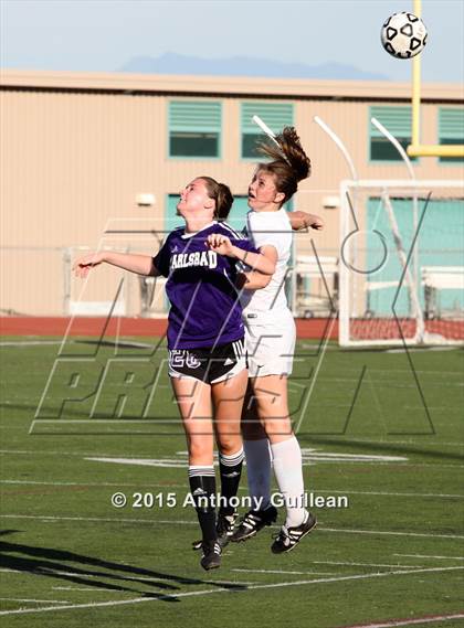 Thumbnail 3 in Carlsbad vs Santiago (CIF SS D1 Final) photogallery.
