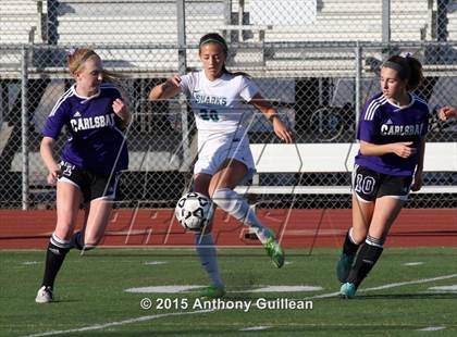 Thumbnail 2 in Carlsbad vs Santiago (CIF SS D1 Final) photogallery.