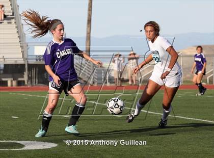 Thumbnail 3 in Carlsbad vs Santiago (CIF SS D1 Final) photogallery.