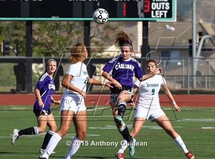 Thumbnail 3 in Carlsbad vs Santiago (CIF SS D1 Final) photogallery.