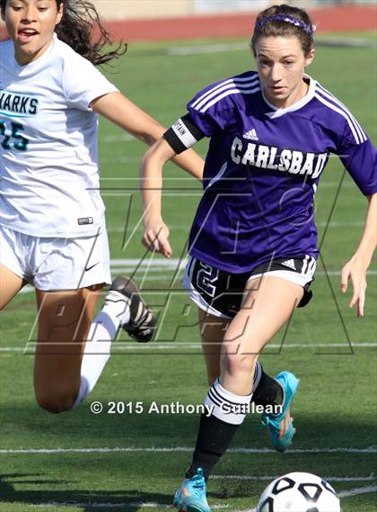 Thumbnail 1 in Carlsbad vs Santiago (CIF SS D1 Final) photogallery.