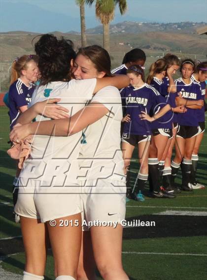Thumbnail 2 in Carlsbad vs Santiago (CIF SS D1 Final) photogallery.