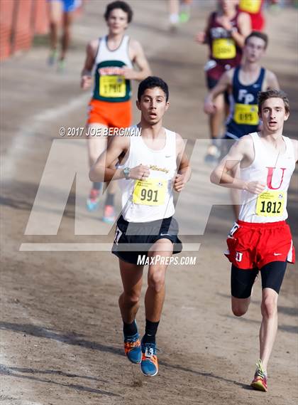 Thumbnail 1 in CIF State Cross Country Championships (Boys D5 Race) photogallery.