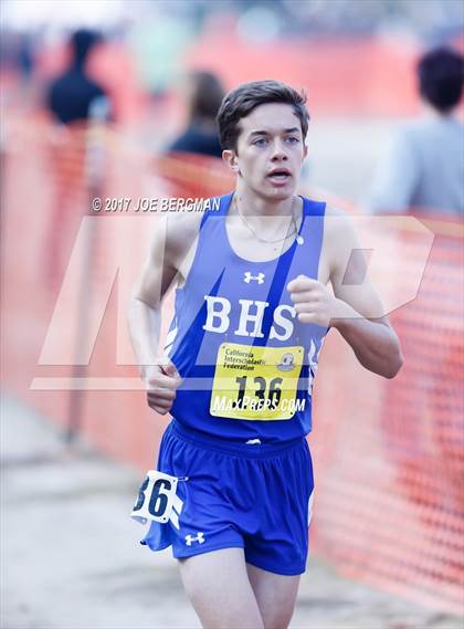 Thumbnail 1 in CIF State Cross Country Championships (Boys D5 Race) photogallery.