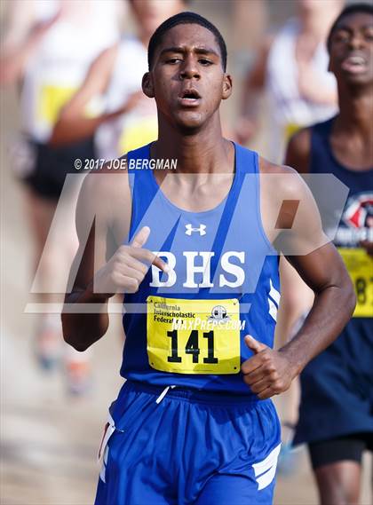 Thumbnail 1 in CIF State Cross Country Championships (Boys D5 Race) photogallery.