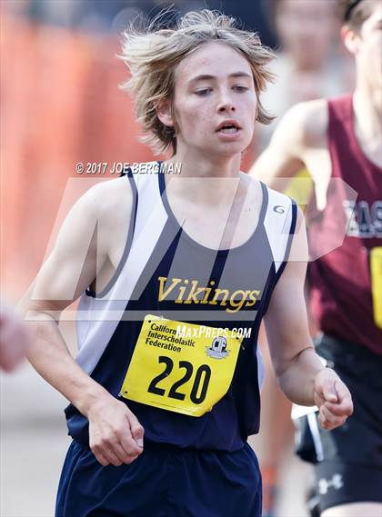 Thumbnail 3 in CIF State Cross Country Championships (Boys D5 Race) photogallery.