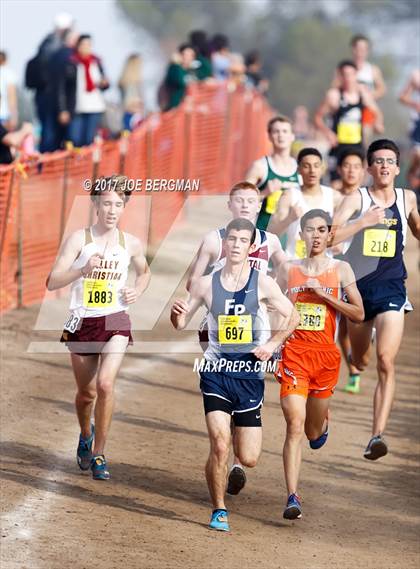 Thumbnail 1 in CIF State Cross Country Championships (Boys D5 Race) photogallery.