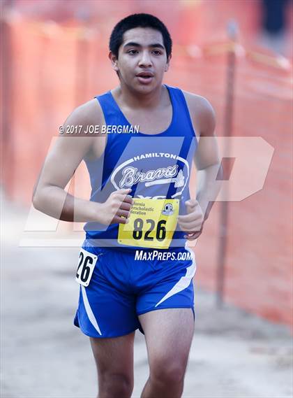 Thumbnail 1 in CIF State Cross Country Championships (Boys D5 Race) photogallery.