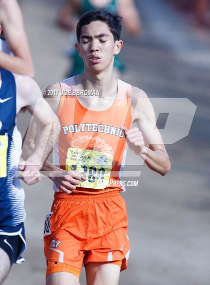 Thumbnail 1 in CIF State Cross Country Championships (Boys D5 Race) photogallery.