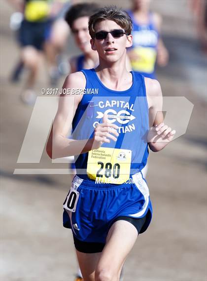 Thumbnail 3 in CIF State Cross Country Championships (Boys D5 Race) photogallery.