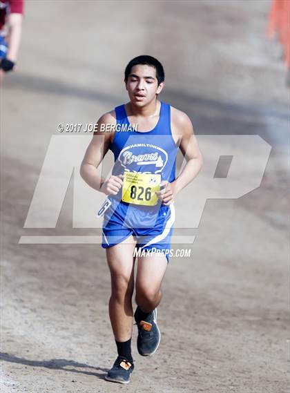 Thumbnail 1 in CIF State Cross Country Championships (Boys D5 Race) photogallery.