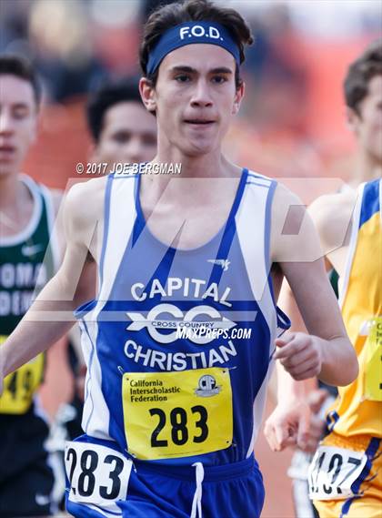 Thumbnail 2 in CIF State Cross Country Championships (Boys D5 Race) photogallery.