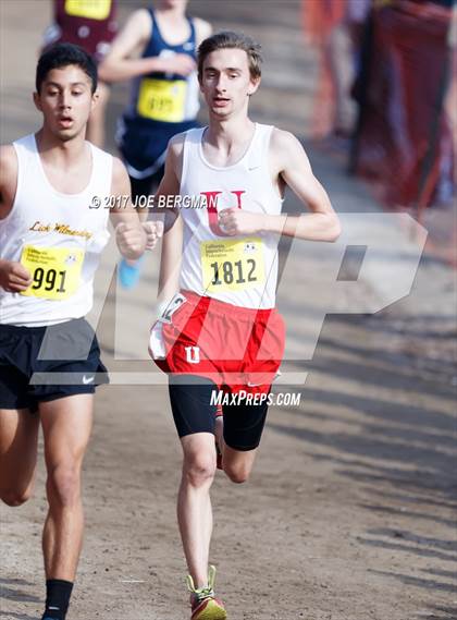 Thumbnail 1 in CIF State Cross Country Championships (Boys D5 Race) photogallery.